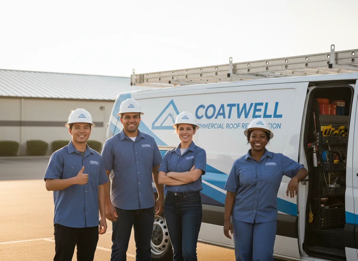 Commercial roof coating company in Table Grove, IL